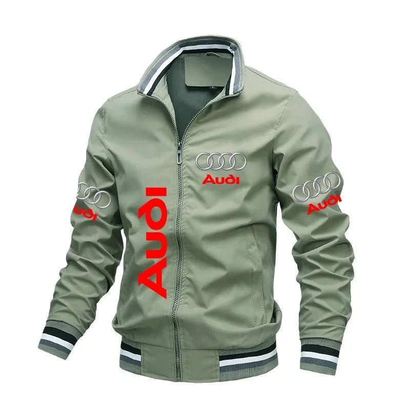 Giacca da moto Audi  stampata con logo