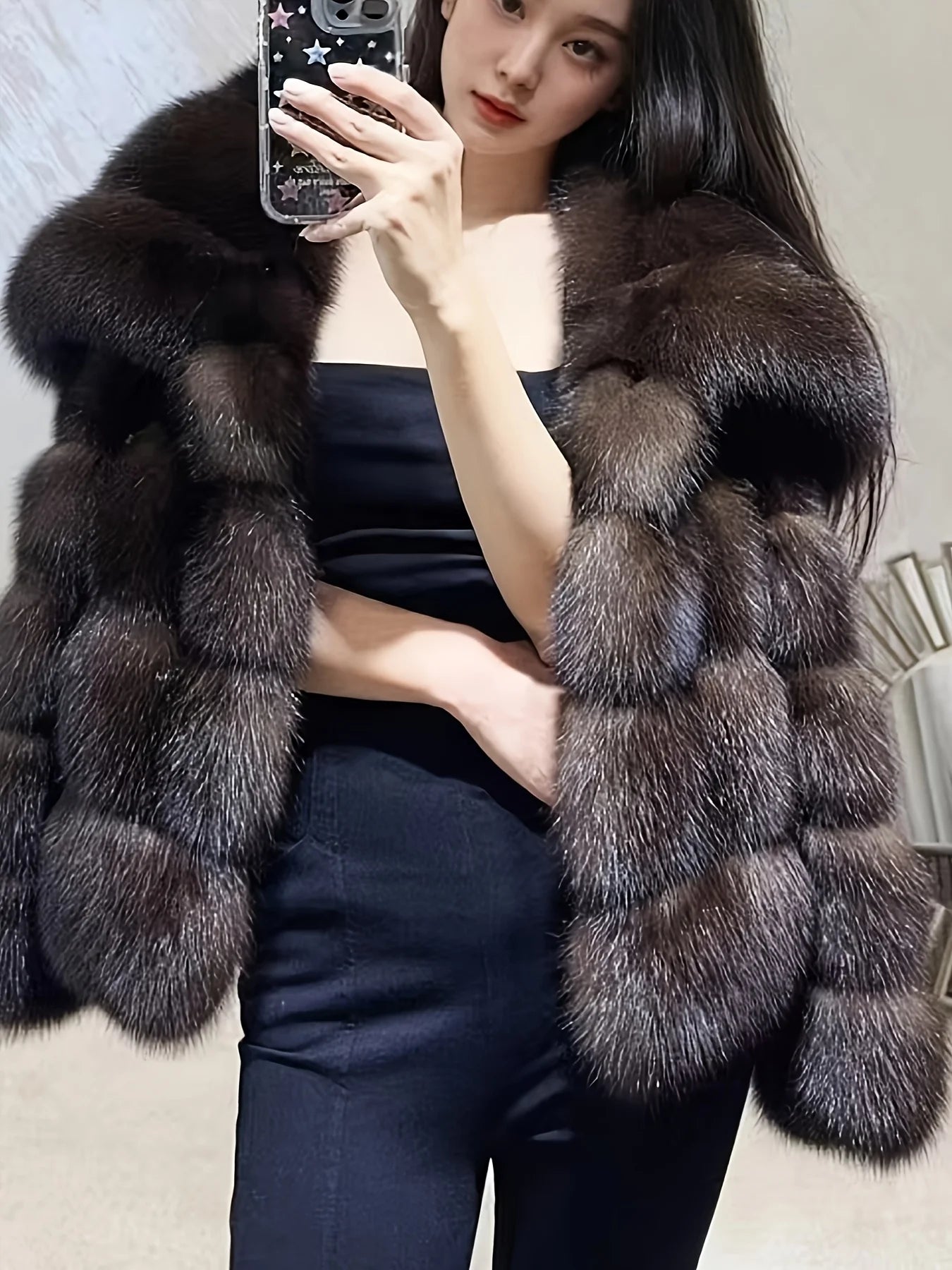 Cappotto da donna  caldo alla moda autunno-inverno