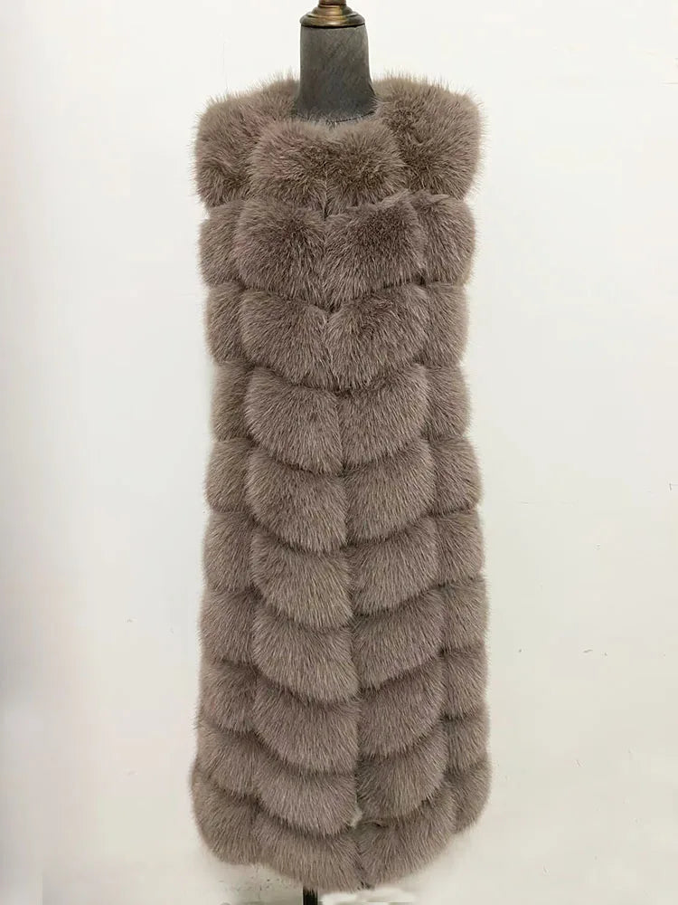 Super Lungo di Lusso  Pelliccia di Volpe