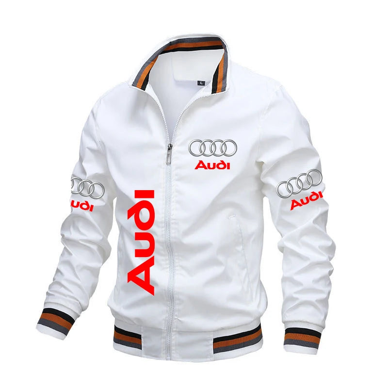 Giacca da moto Audi  stampata con logo