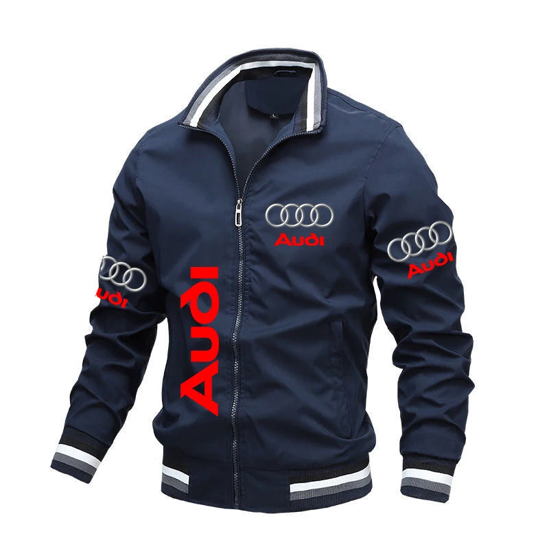 Giacca da moto Audi  stampata con logo